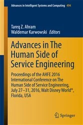 Book cover of Advances in The Human Side of Service Engineering by Tareq Z. Ahram