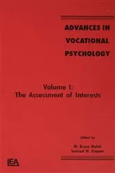 Book cover of Advances in Vocational Psychology by W. Bruce Walsh