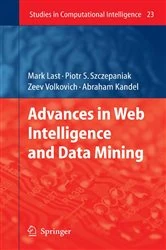 Book cover of Advances in Web Intelligence and Data Mining by Mark Last