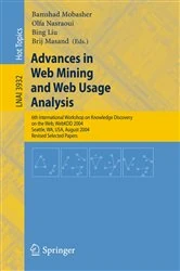 Book cover of Advances in Web Mining and Web Usage Analysis by Bamshad Mobasher