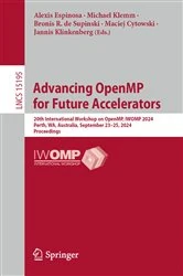 Book cover of Advancing OpenMP for Future Accelerators by Alexis Espinosa