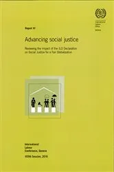 Book cover of Advancing Social Justice by ILO