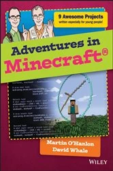 Book cover of Adventures in Minecraft by David Whale