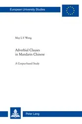 Book cover of Adverbial Clauses in Mandarin Chinese by May Lai-Ying Wong