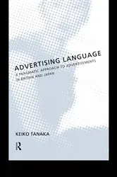 Book cover of Advertising Language by Keiko Tanaka