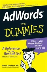 Book cover of AdWords For Dummies by Howie Jacobson