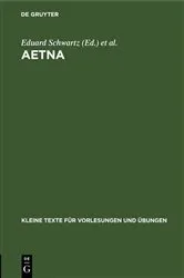 Book cover of Aetna by Eduard Schwartz