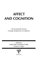 Book cover of Affect and Cognition by Margaret S. Clark
