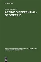 Book cover of Affine Differentialgeometrie by Erich Salkowski