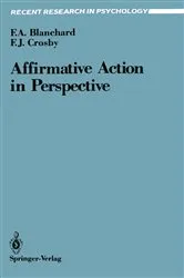 Book cover of Affirmative Action in Perspective by Fletcher A. Blanchard
