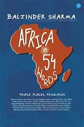 Book cover of Africa in 54 Words by Baljinder Sharma