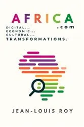 Book cover of Africa.com by Jean-Louis Roy