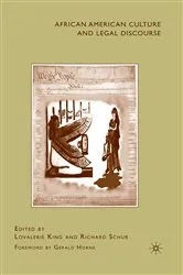 Book cover of African American Culture and Legal Discourse by R. Schur