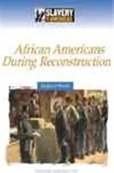 Book cover of African Americans during Reconstruction by Richard Worth