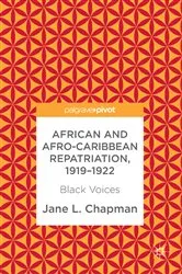 Book cover of African and Afro-Caribbean Repatriation, 1919–1922 by Jane L. Chapman