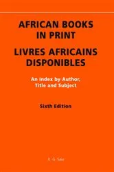 Book cover of African Books in Print (6th ed.) by Cécile Lomer
