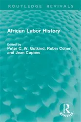 Book cover of African Labor History by Peter C. W. Gutkind