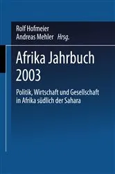 Book cover of Afrika Jahrbuch 2003 by afrika spectrum Institut für Afrika-Kunde