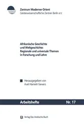 Book cover of Afrikanische Geschichte und Weltgeschichte by Axel Harneit-Sievers