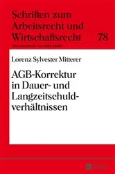 Book cover of AGB-Korrektur in Dauer- und Langzeitschuldverhaeltnissen by Abbo Junker