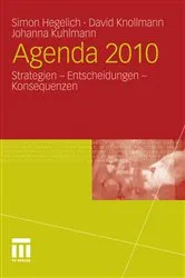 Book cover of Agenda 2010 by Simon Hegelich