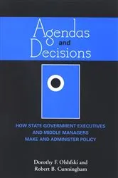 Book cover of Agendas and Decisions by Dorothy F. Olshfski