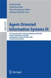 Book cover of Agent-Oriented Information Systems III by Manuel Kolp