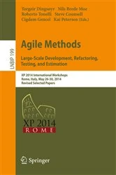 Book cover of Agile Methods. Large-Scale Development, Refactoring, Testing, and Estimation by Torgeir Dingsøyr