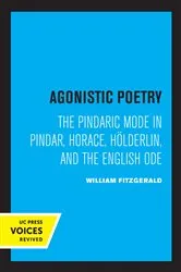 Book cover of Agonistic Poetry by William Fitzgerald