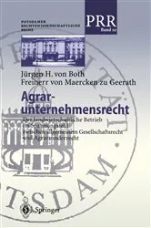 Book cover of Agrar-unternehmensrecht by Jürgen von Both Freiherr von Maercken zu Geerath