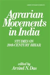 Book cover of Agrarian Movements in India by Arvind N. Das