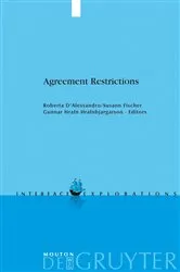 Book cover of Agreement Restrictions by Roberta D'Alessandro