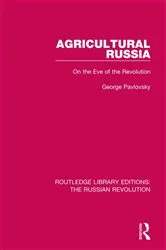 Book cover of Agricultural Russia by George Pavlovsky