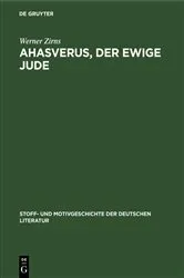 Book cover of Ahasverus, der ewige Jude by Werner Zirns