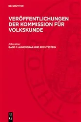Book cover of Ahnengrab und Rechtsstein by John Meier