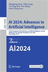 Book cover of AI 2024: Advances in Artificial Intelligence by Mingming Gong