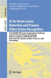 Book cover of AI for Brain Lesion Detection and Trauma Video Action Recognition by Rina Bao