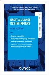 Book cover of Aide-mémoire - Droit à l'usage des infirmier(ère)s by Géraldine Rigo