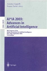 Book cover of AI*IA 2003: Advances in Artificial Intelligence by Amedeo Cappelli