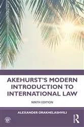 Book cover of Akehurst's Modern Introduction to International Law (9th ed.) by Alexander Orakhelashvili