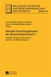 Book cover of Aktuelle Forschungsthemen der Sprechwissenschaft 3 by Eva-Maria Krech