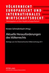 Book cover of Aktuelle Herausforderungen des Voelkerrechts by August Reinisch