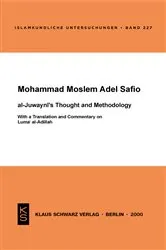 Book cover of Al-Juwayni's Thought and Methodology by Mohammad M. A. Saflo