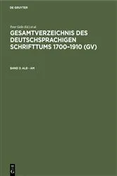 Book cover of Alb - Am by Peter Geils