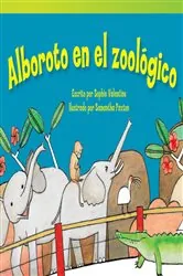 Book cover of Alboroto en el zoológico by Sophie Valentine