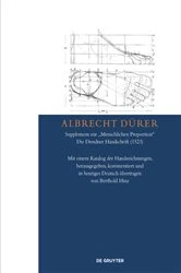 Book cover of Albrecht Dürer – Supplement zur „Menschlichen Proportion“. Die Dresdner Handschrift (1523) by Berthold Hinz