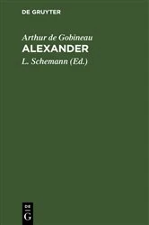 Book cover of Alexander (3rd ed.) by Arthur de Gobineau
