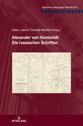 Book cover of Alexander von Humboldt: Die russischen Schriften by Oliver Lubrich