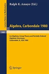 Book cover of Algebra. Carbondale 1980. by Unknown