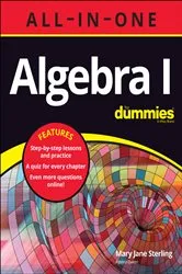 Book cover of Algebra I All-in-One For Dummies by Unknown